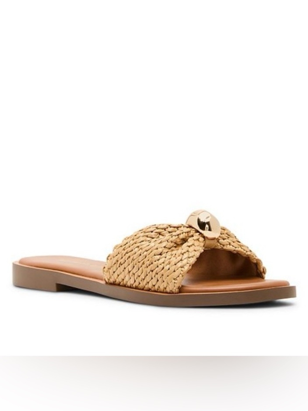 NWT Madden Girl Raffia Slides